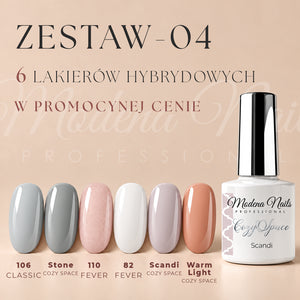 Zestaw 6 lakierów hybrydowych - 04