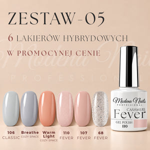 Zestaw 6 lakierów hybrydowych - 05