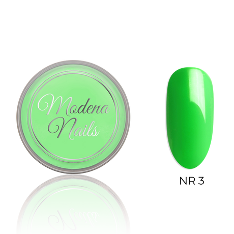 Acryl Color 10ml NEON -  NO: 3 - Modena Nails Shop 