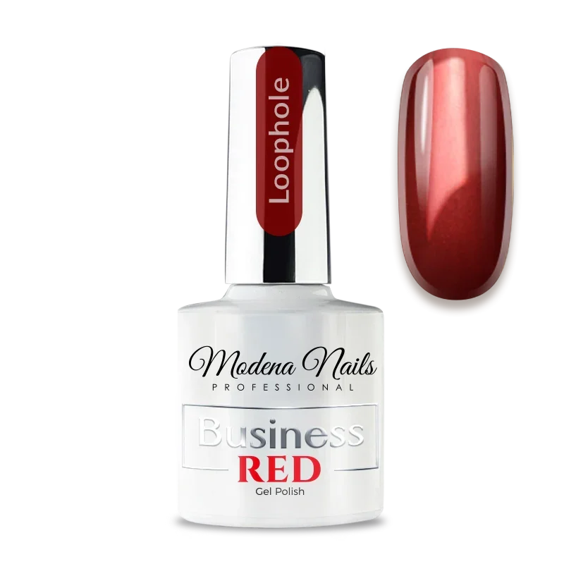 Business Red Hybrid Nail Polish - Loophole