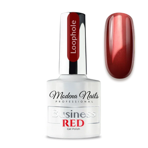 Business Red Hybrid Nail Polish - Loophole