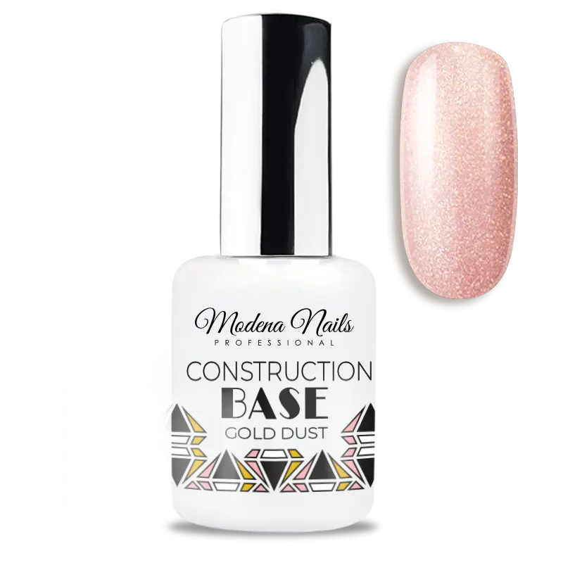 Base Construction Gold Dust - Modena Nails  