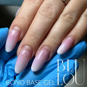 BluLou Bond Base Gel 9ml - wzmacniająca przyczepność żeli, hybryd, akrylo żeli, baz budujących