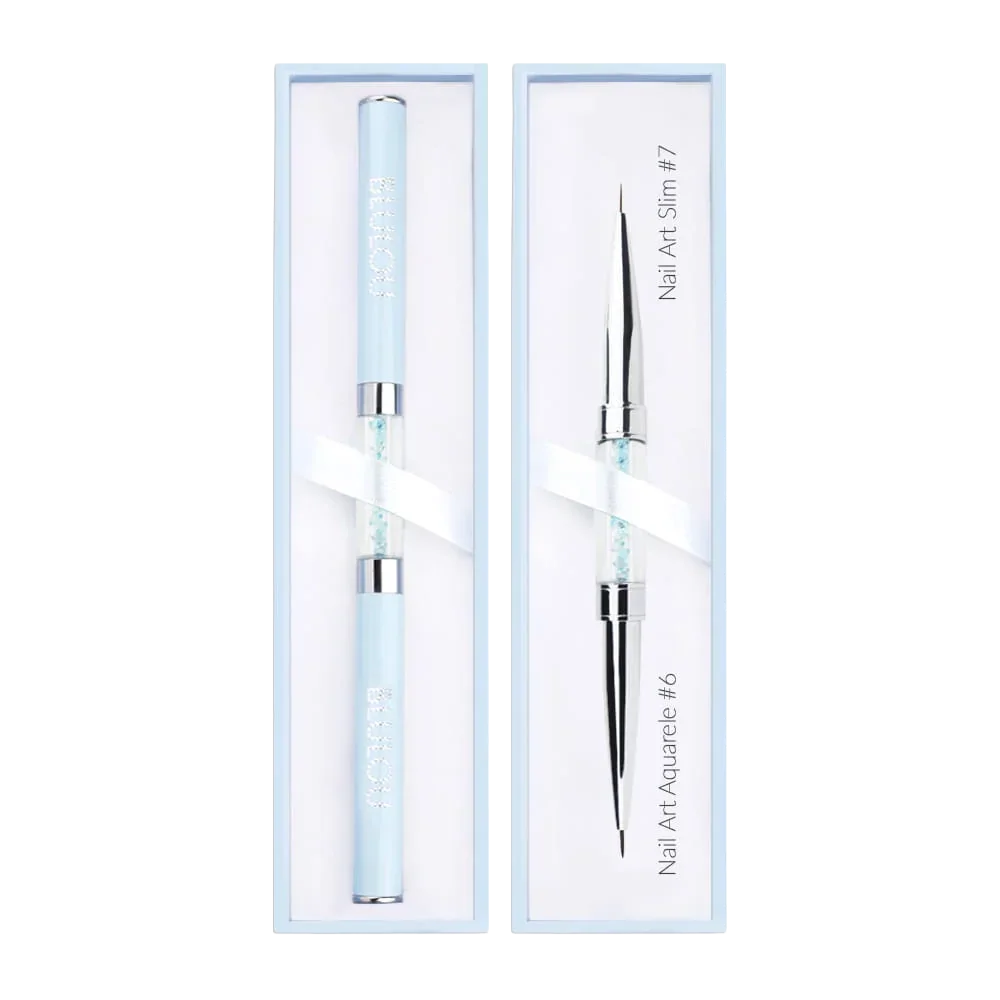 BluLou Nail Art Aquarele-Pinsel Nr. 6 – Nail Art Slim Nr. 7