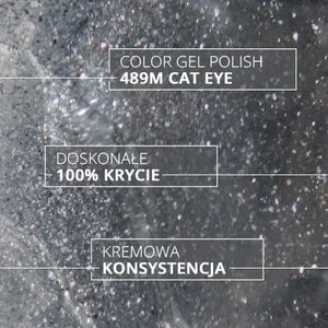 Lakier hybrydowy BluLou 9ml Cat Eye - 489M