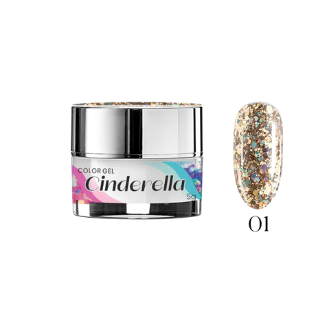 Cinderella Color Gel 5g -  01 - Modena Nails Shop 
