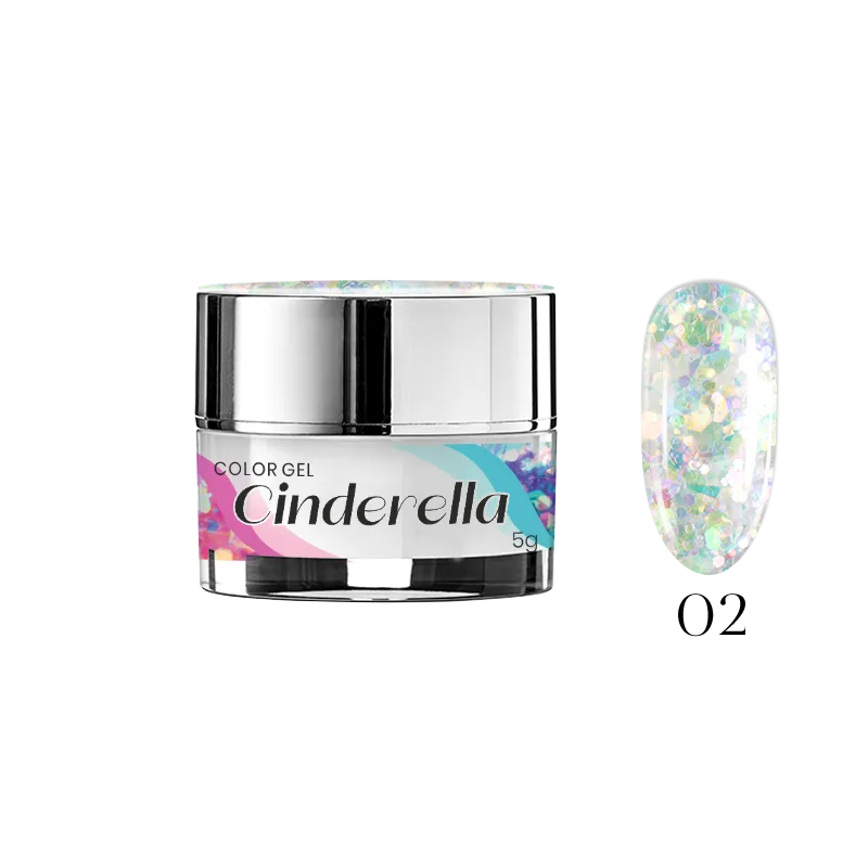 Cinderella Color Gel 5g -  02 - Modena Nails Shop 