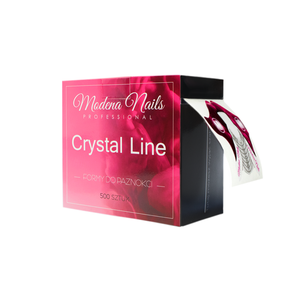 Formy/Szablony do paznokci - CRYSTAL Line Form - 500 szt.