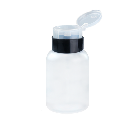 Dozownik do płynów z pompką Black 200ml - Modena Nails  