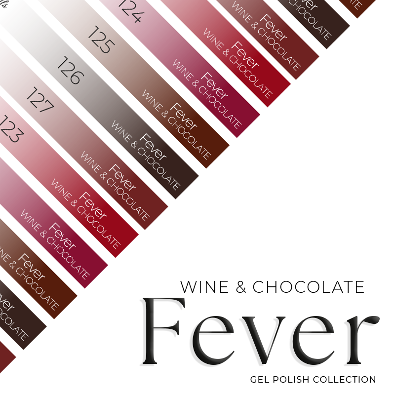 Naklejki Na Wzorniki - Fever collection WINE & CHOCOLATE 123-127