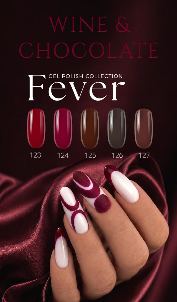 Lakier Hybrydowy FEVER Wine & Chocolate 6 ml - 123