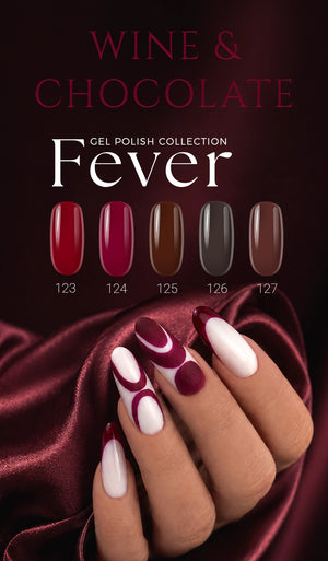 Lakier Hybrydowy FEVER Wine & Chocolate 6 ml - 123