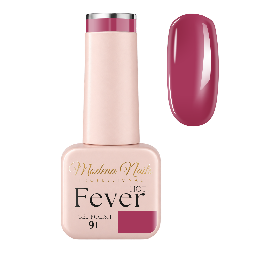Gel-Nagellack FEVER Hot 6 ml - 91