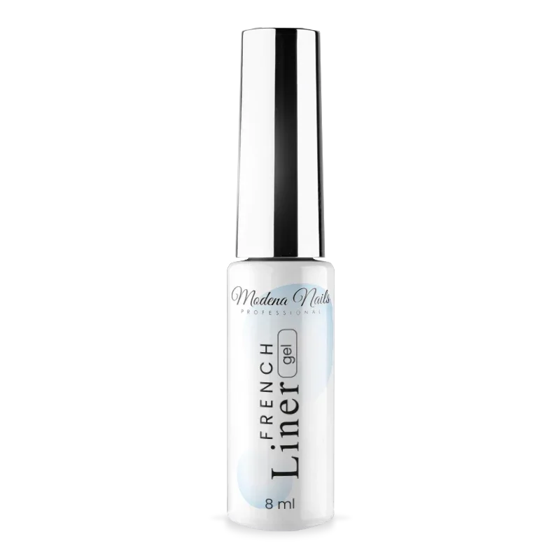 Gel blanc pour peindre les French tips au pinceau - French Liner Gel 8ml