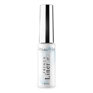 Gel blanc pour peindre les French tips au pinceau - French Liner Gel 8ml