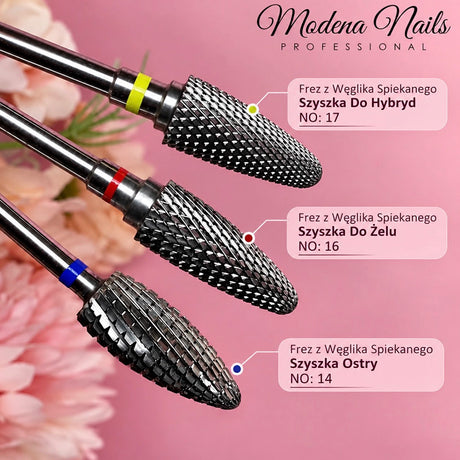Embout de Ponceuse en Carbure Cône pour Gel NO: 16