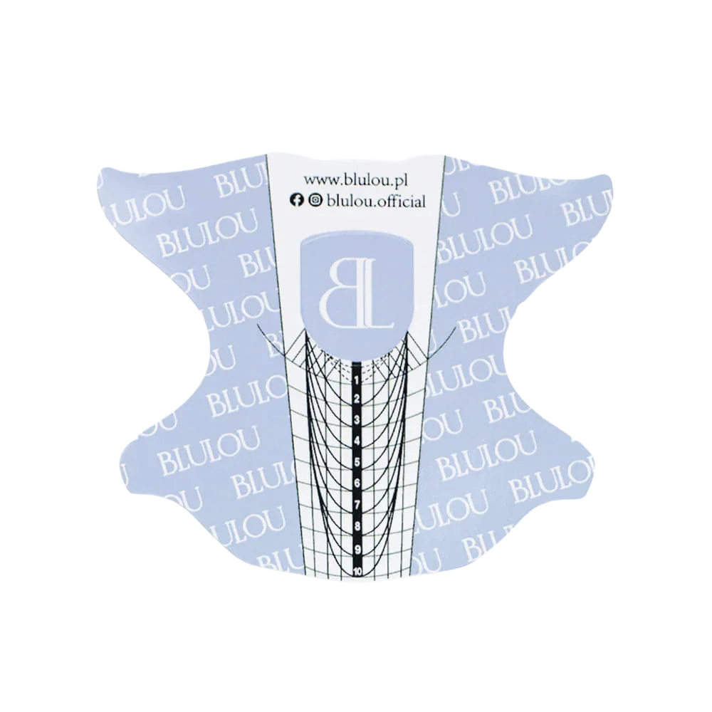 Nehtové formy/šablony - 100 kusů