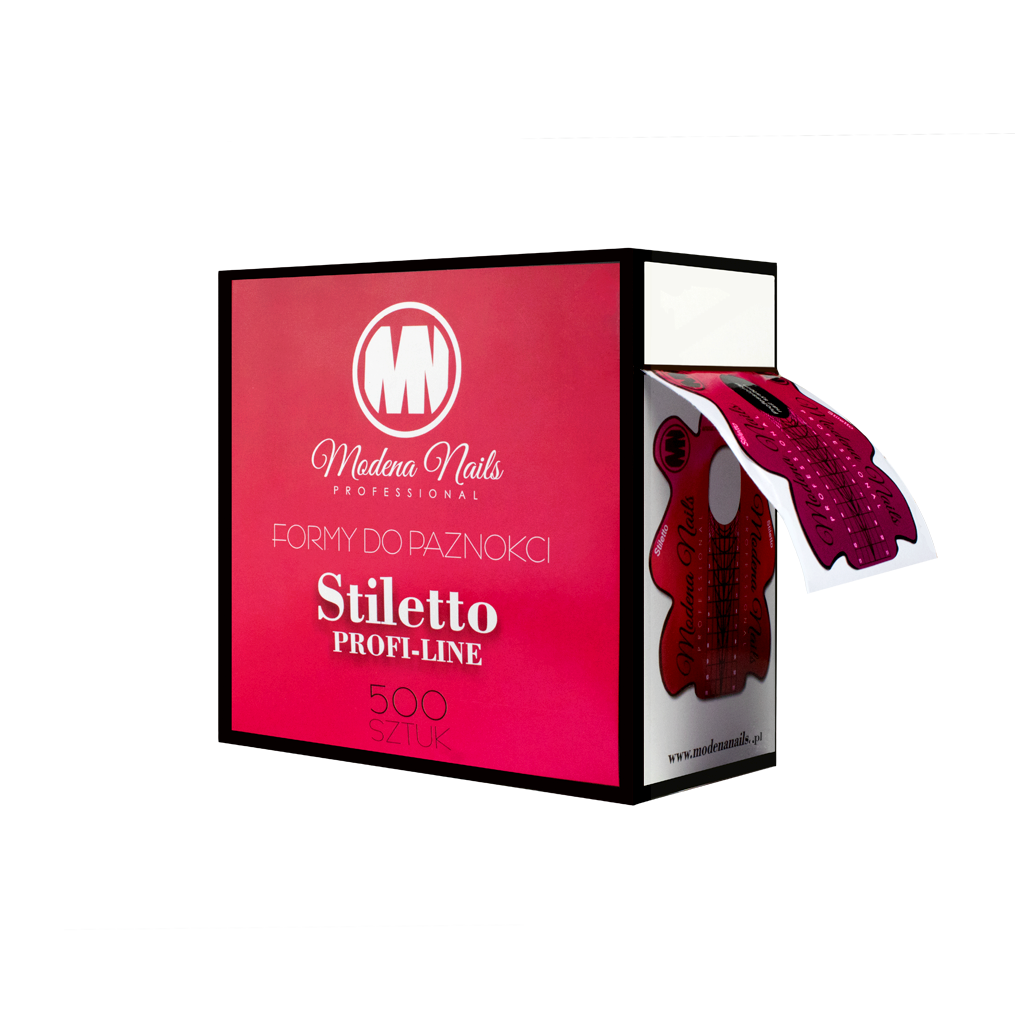 Formy/Szablony do paznokci - 500 sztuk - Modena Nails Shop  