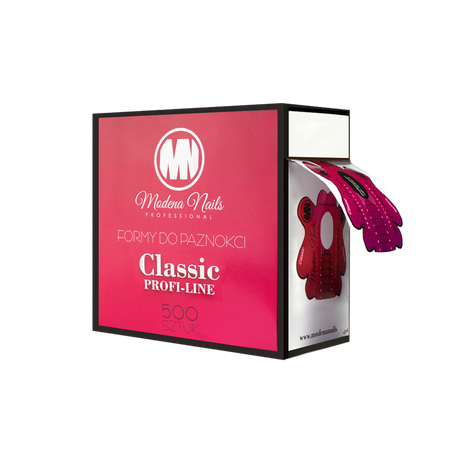 Formy/Szablony do paznokci - 500 sztuk - Modena Nails Shop  