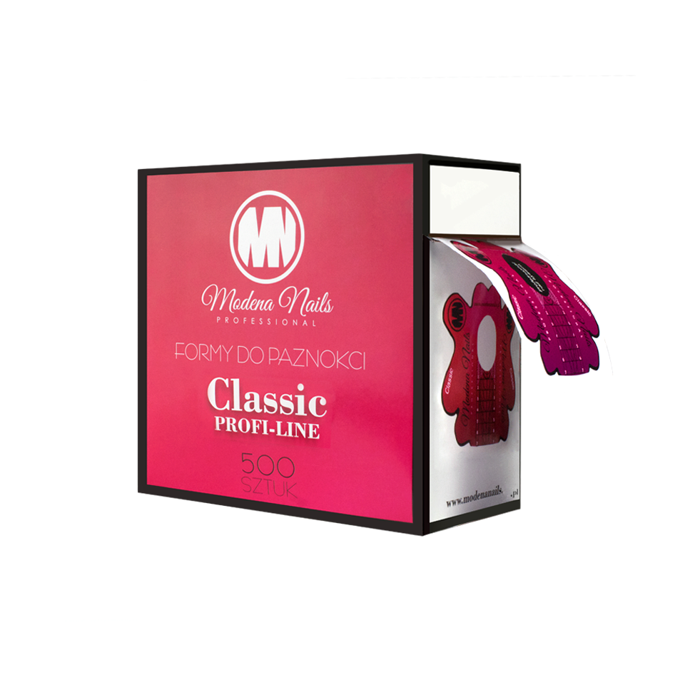 Formy/Szablony do paznokci - 500 sztuk - Modena Nails Shop 