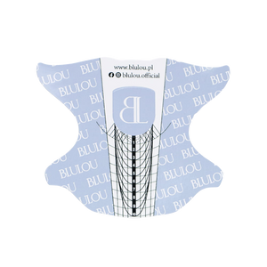 Formy, Szablony do paznokci BluLou - Aluminiowe 300 sztuk - Modena Nails Shop 