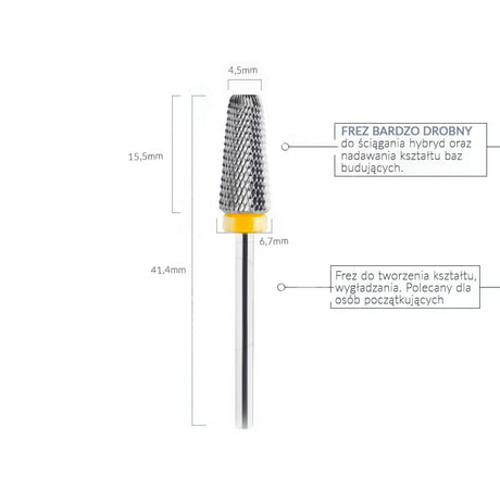 Frez Stożek Nail Drill Expert NO: 13 - Modena Nails Shop