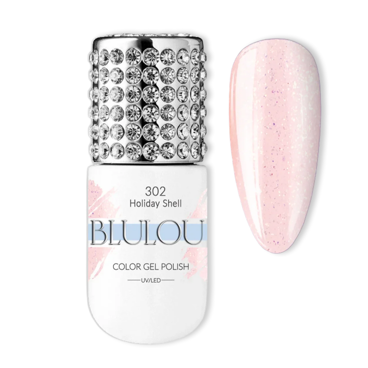 BluLou 9ml Barniz híbrido Holiday Shell - 302