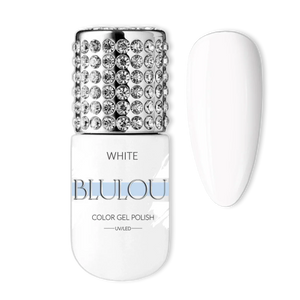 BluLou hybridní lak 9ml BÍLÁ