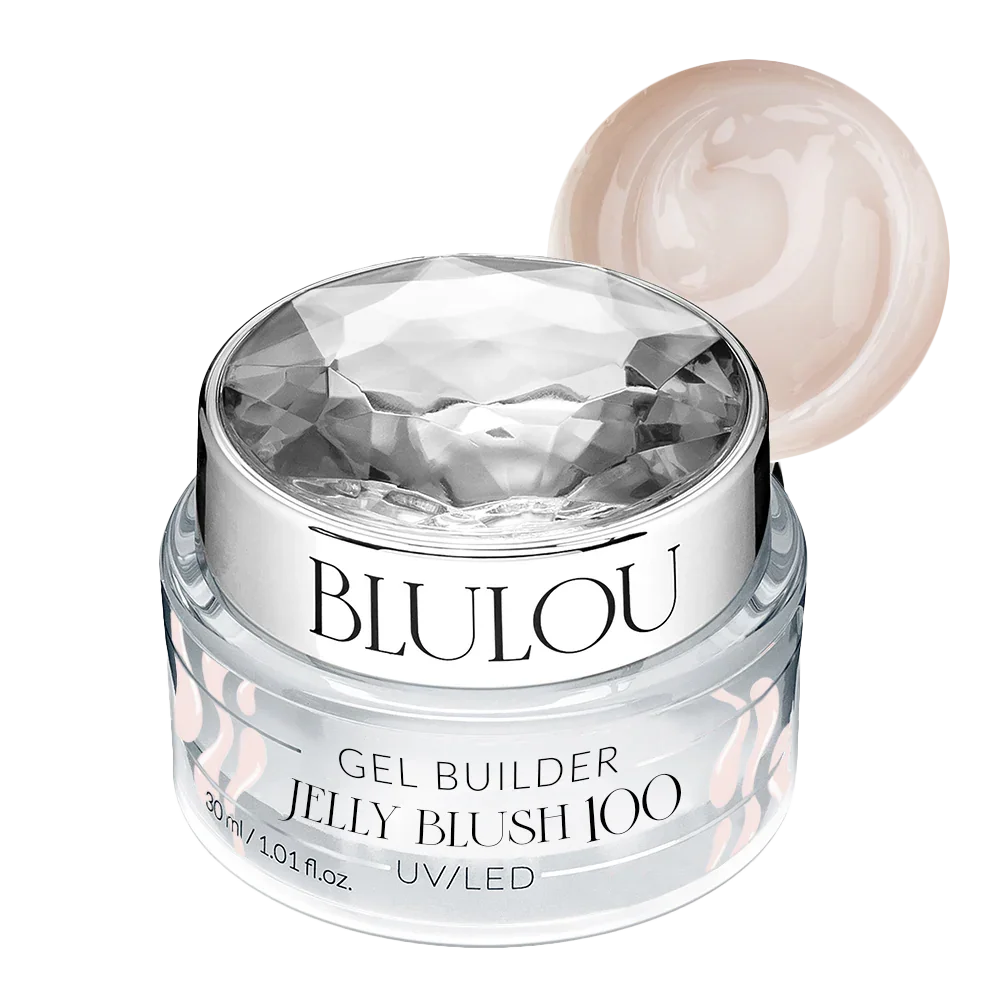 Gel de construção BluLou JELLY Blush - 100 HEMA FREE