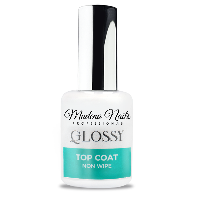 Glossy Top Coat - Non Wipe - top nabłyszczający 15ml