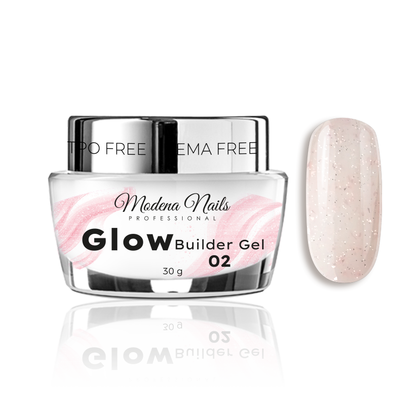 GLOW Builder Gel 30g - 02 - Modena Nails Shop 
