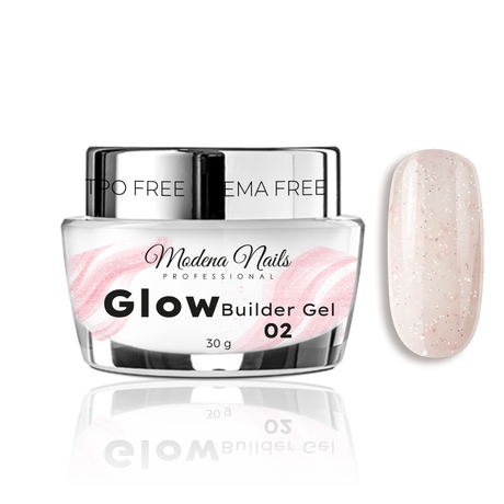 GLOW Builder Gel 30g - 02 - Modena Nails Shop 