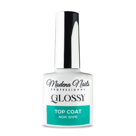 Glossy Top Coat - Non Wipe - Modena Nails  