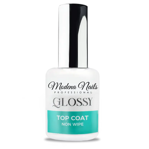 Glossy Top Coat - Non Wipe - Modena Nails  