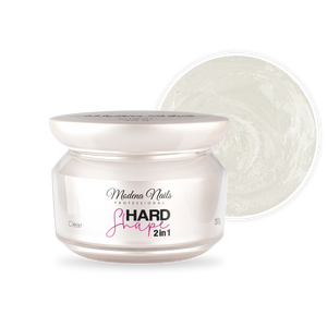 Hard Shape 2in1 Clear 30g - Gel acrylique en pot - transparent