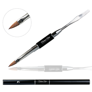 Hard Shape 2in1  Nail Brush  #6 Kolinsky - Modena Nails  