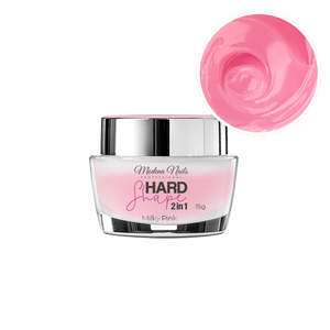 Hard Shape 2in1 Mild Rossa 15g - Gel acrylique en pot, rose laiteux