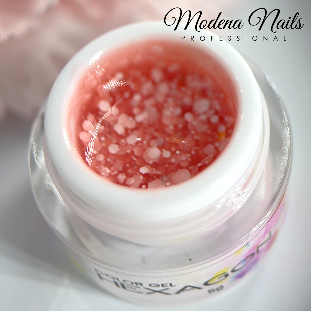 Hexagon Color Gel 5g -  HX 02 - Modena Nails  