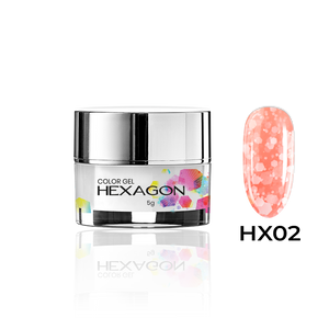 Hexagon Color Gel 5g -  HX 02 - Modena Nails Shop 