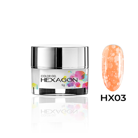 Hexagon Color Gel 5g -  HX 03 - Modena Nails Shop 