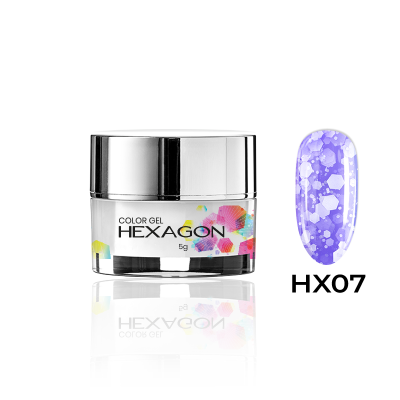 Hexagon Color Gel 5g -  HX 07 - Modena Nails  