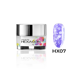 Hexagon Color Gel 5g -  HX 07 - Modena Nails Shop 