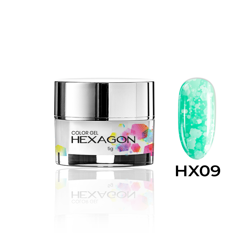 Hexagon Color Gel 5g -  HX 09 - Modena Nails Shop 