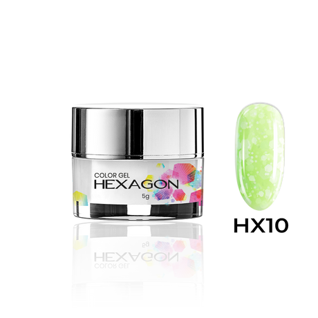 Hexagon Color Gel 5g -  HX 10 - Modena Nails Shop 