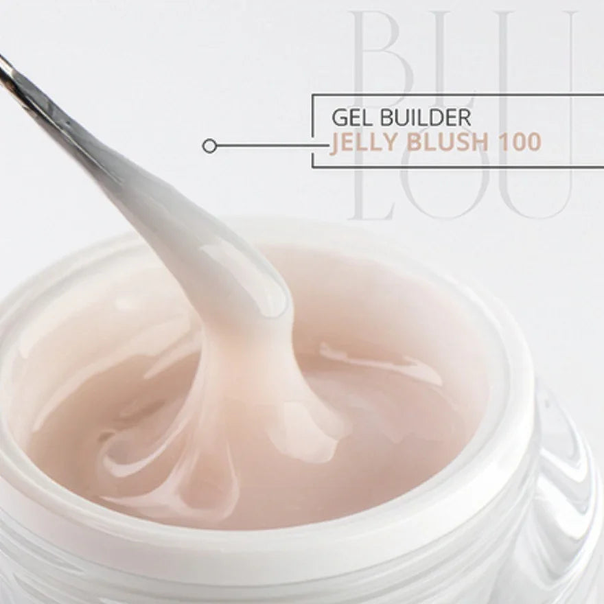 Gel de construção BluLou JELLY Blush - 100 HEMA FREE