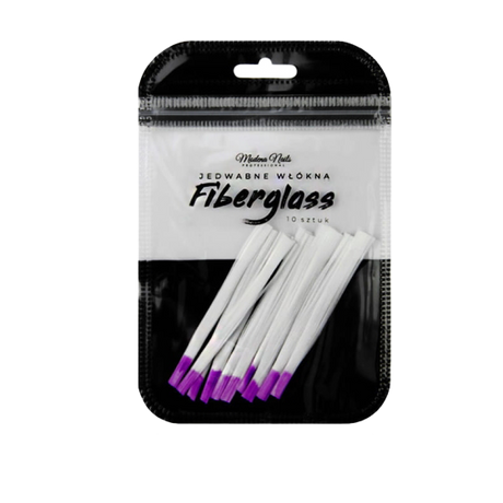 Jedwabne Włókna Do Fiberglass z klejem 10 sztuk - Modena Nails Shop 