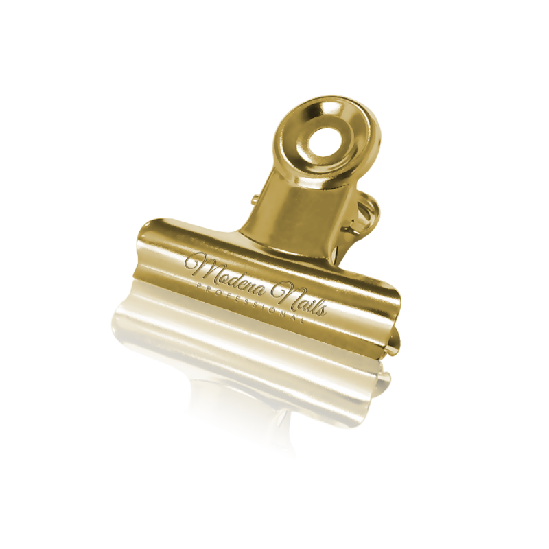 Klamra/Klips Do Zaciskania Tunelu Złota - Modena Nails Shop 