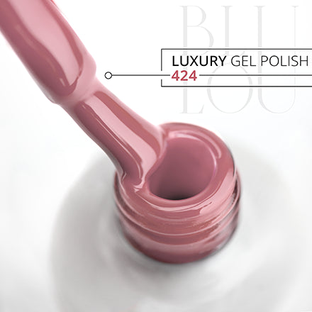 BluLou esmalte de uñas híbrido 9ml Lujo - 424