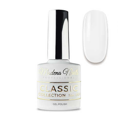 Lakier Hybrydowy:  001 - WHITE - Modena Nails Shop 