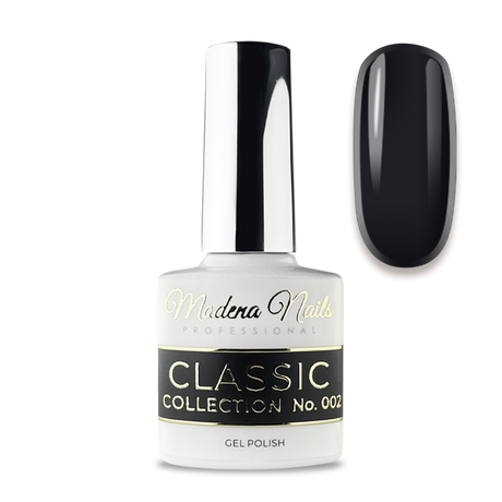 Lakier Hybrydowy: 002 - BLACK - Modena Nails Shop 